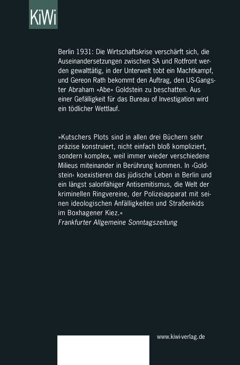 Produktbild: Goldstein / Kommissar Gereon Rath Bd.3