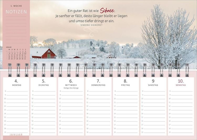 Produktbild: Tischkalender Lebensweisheiten 2027