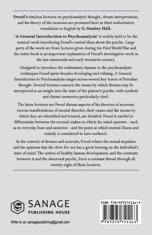 Produktbild: A General Introduction to Psychoanalysis