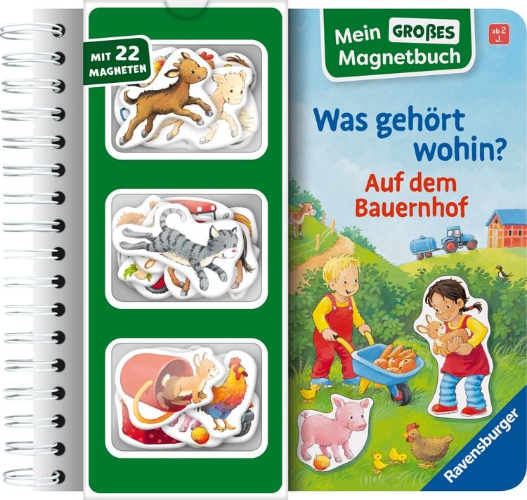 Produktbild: Mein großes Magnetbuch - Was gehört wohin? Auf dem Bauernhof