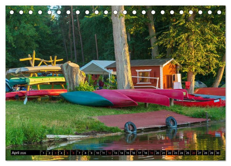 Produktbild: Stille Seen um Himmelpfort (Tischkalender 2026 DIN A5 quer), CALVENDO Monatskalender