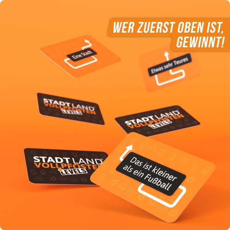 Denkriesen - Stadt Land Vollpfosten® - Levels - Classic Edition - "intelligenz ist Relativ"