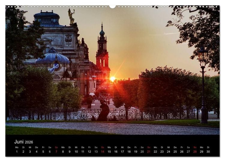 Produktbild: Dresden 2026 (hochwertiger Premium Wandkalender 2026 DIN A2 quer), Kunstdruck in Hochglanz