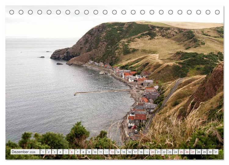 Produktbild: Traumreisen Schottland (Tischkalender 2026 DIN A5 quer), CALVENDO Monatskalender