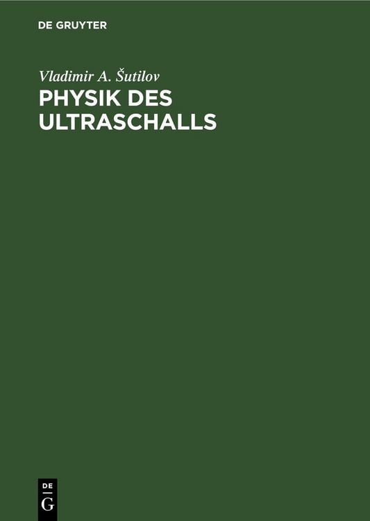 Produktbild: Physik des Ultraschalls