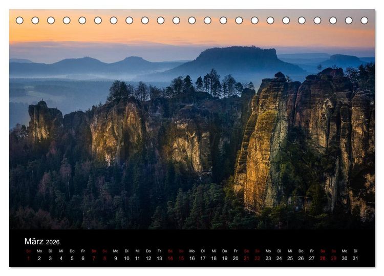 Produktbild: Dresden und Umland (Tischkalender 2026 DIN A5 quer), CALVENDO Monatskalender
