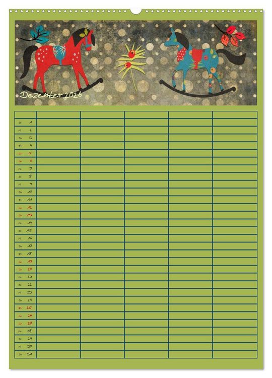 Produktbild: Unser buntes Familienleben (hochwertiger Premium Wandkalender 2026 DIN A2 hoch), Kunstdruck in Hochglanz