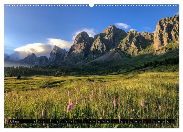 Produktbild: Alpen - Schweiz und Vorarlberg (Wandkalender 2026 DIN A2 quer), CALVENDO Monatskalender