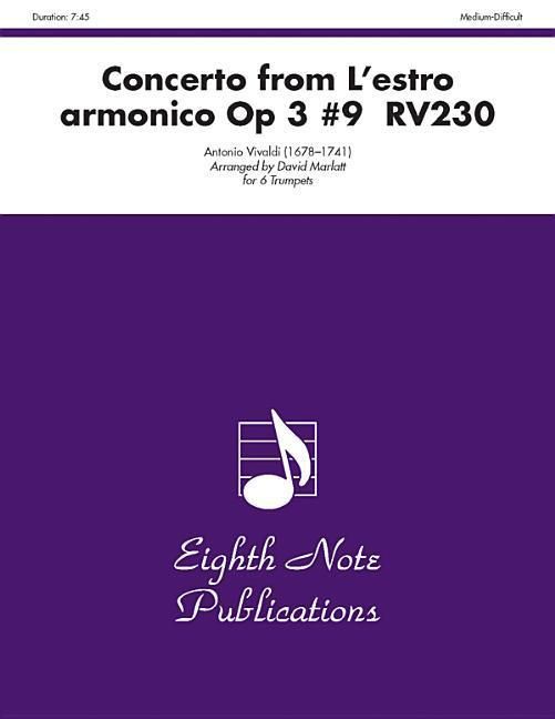Produktbild: Vivaldi, A: Concerto (from l'Estro Armonico, Op 3 #9 Rv230)