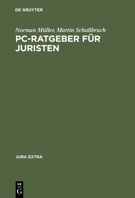Produktbild: PC-Ratgeber f&uuml;r Juristen