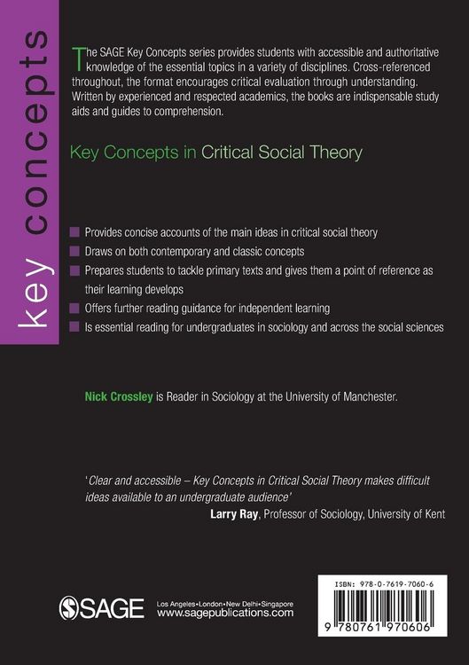 Produktbild: Key Concepts in Critical Social Theory