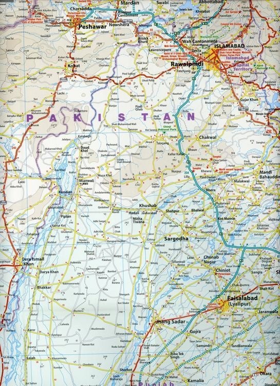 Reise Know-How Landkarte Pakistan (1:1.300.000)