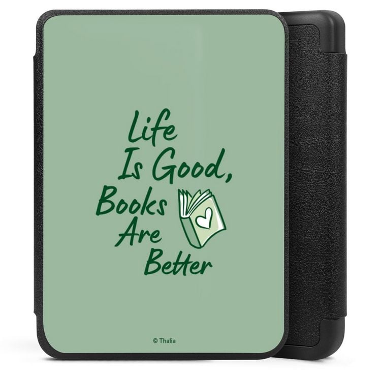 Produktbild: tolino shine / shine color - Tasche Slim - Life Is Good - Books Are Better