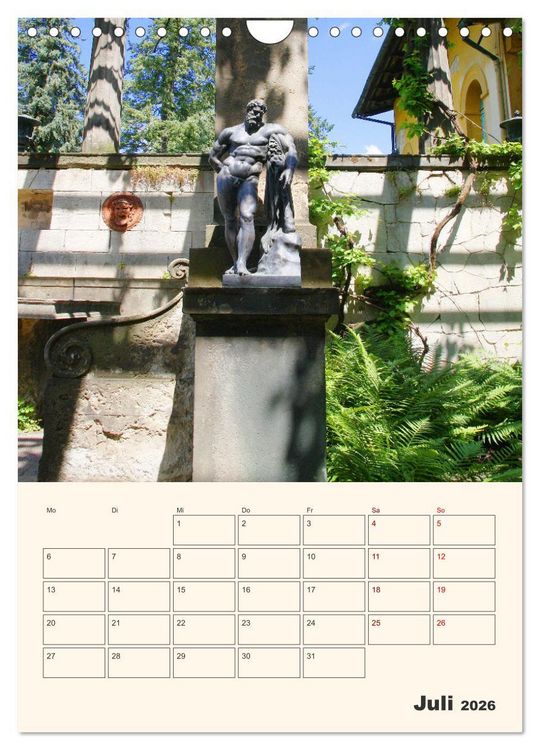 Produktbild: Park Sanssouci und Park Babelsberg (Wandkalender 2026 DIN A4 hoch), CALVENDO Monatskalender