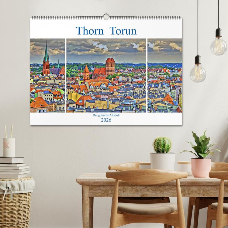 Produktbild: Thorn Torun - Die gotische Altstadt (Wandkalender 2026 DIN A2 quer), CALVENDO Monatskalender