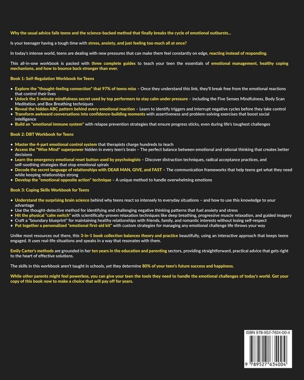Produktbild: Self-Regulation, DBT and Coping Skills Workbook for Teens