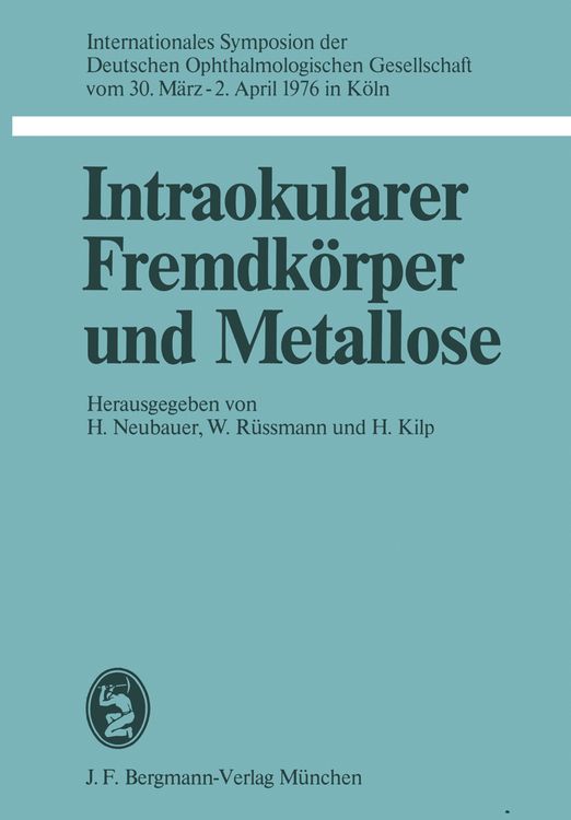 Produktbild: Intraokularer Fremdk&ouml;rper und Metallose