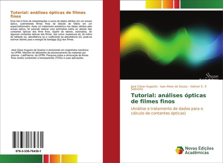Produktbild: Tutorial: an&aacute;lises &oacute;pticas de filmes finos
