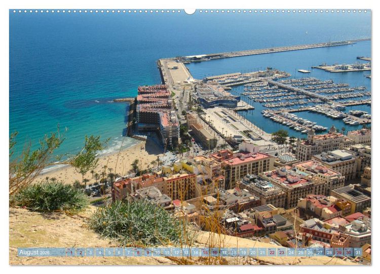 Produktbild: Alicante - Benidorm - Calp (Wandkalender 2026 DIN A2 quer), CALVENDO Monatskalender