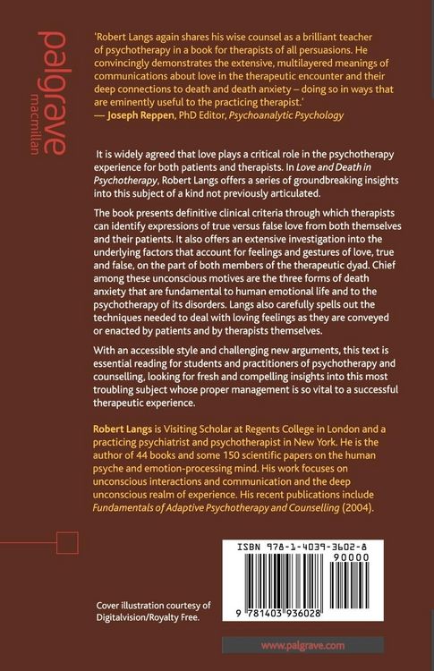 Produktbild: Love and Death in Psychotherapy