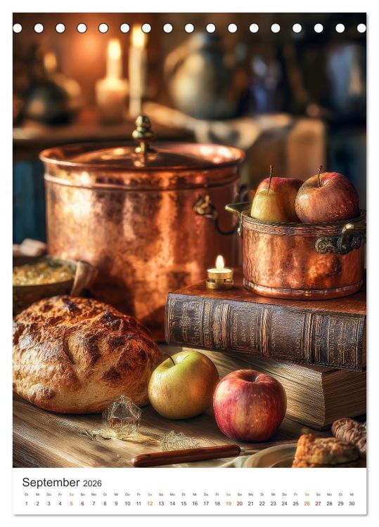 Produktbild: Das Gourmet Jahr (Tischkalender 2026 DIN A5 hoch), CALVENDO Monatskalender