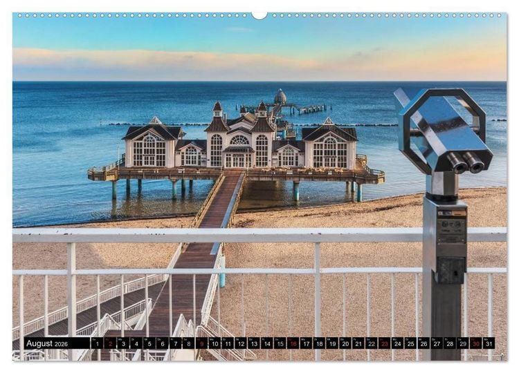 Produktbild: Die Ostseek&uuml;ste in Mecklenburg-Vorpommern (Wandkalender 2026 DIN A2 quer), CALVENDO Monatskalender