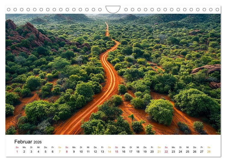 Produktbild: Stra&szlig;en und Wege (Wandkalender 2026 DIN A4 quer), CALVENDO Monatskalender