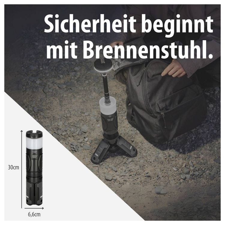 Produktbild: Brennenstuhl 1173740008 UL 400 AT Arbeitsleuchte, Camping-Leuchte 400 lm 540 g Schwarz, Wei&szlig;