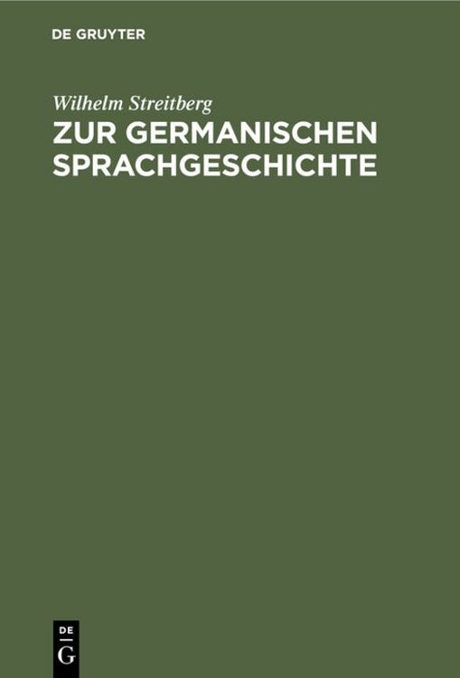 Produktbild: Zur germanischen Sprachgeschichte