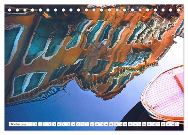 Produktbild: Venedig - pittoreske Sch&ouml;nheit (Tischkalender 2026 DIN A5 quer), CALVENDO Monatskalender