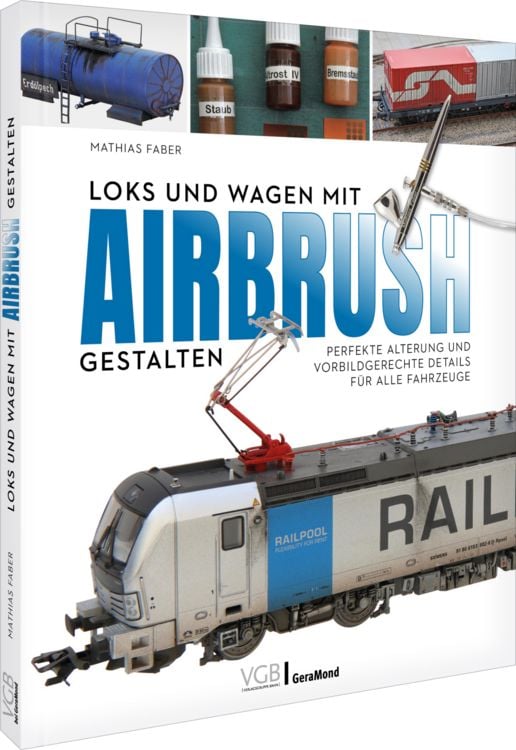 Produktbild: Loks und Wagen mit Airbrush gestalten