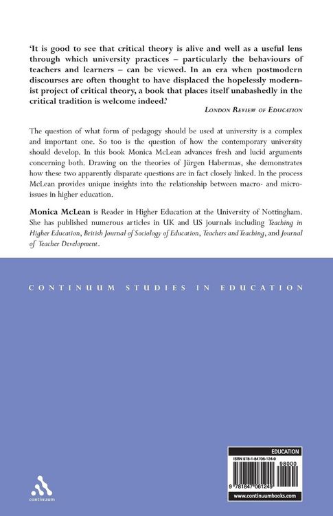 Produktbild: Pedagogy and the University