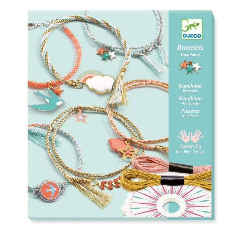 Produktbild: DJECO Kreativ Set: Kumihimo Armbänder