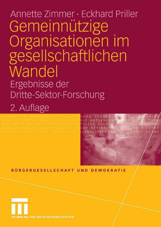 Produktbild: Gemeinn&uuml;tzige Organisationen imgesellschaftlichen Wandel