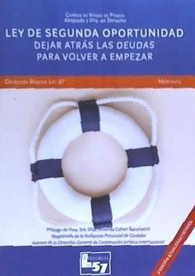 Produktbild: Ley Segunda Oportunidad Dejar Atras Deudas Volver a Empezar