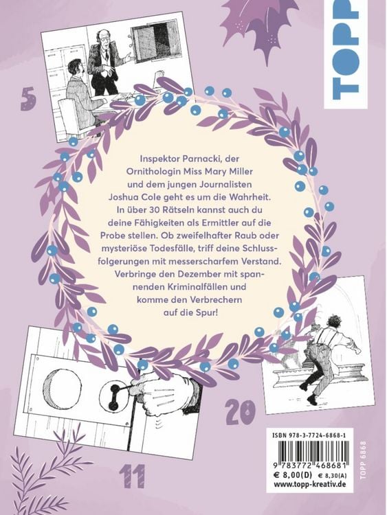 Krimi Rätsel Adventskalender 2025 - 24 Spannende Detektiv-Fälle Zum Knobeln