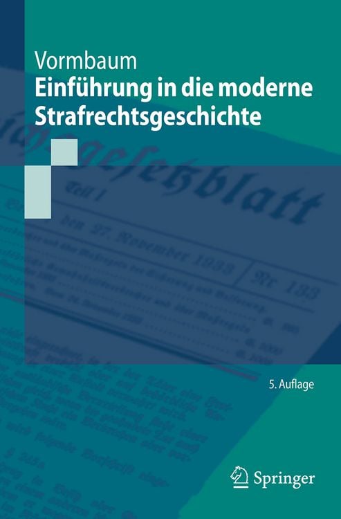 Produktbild: Einführung in die moderne Strafrechtsgeschichte