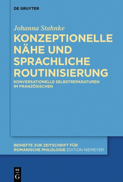 Produktbild: Konzeptionelle N&auml;he und sprachliche Routinisierung