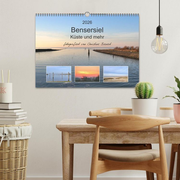 Produktbild: Bensersiel K&uuml;ste und mehr (Wandkalender 2026 DIN A3 quer), CALVENDO Monatskalender