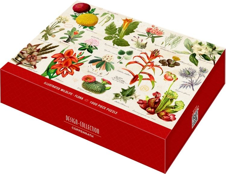 Produktbild: Coppenrath - Puzzle Illustrierte Pflanzenwelt, 1000 Teile, Geschenkbox