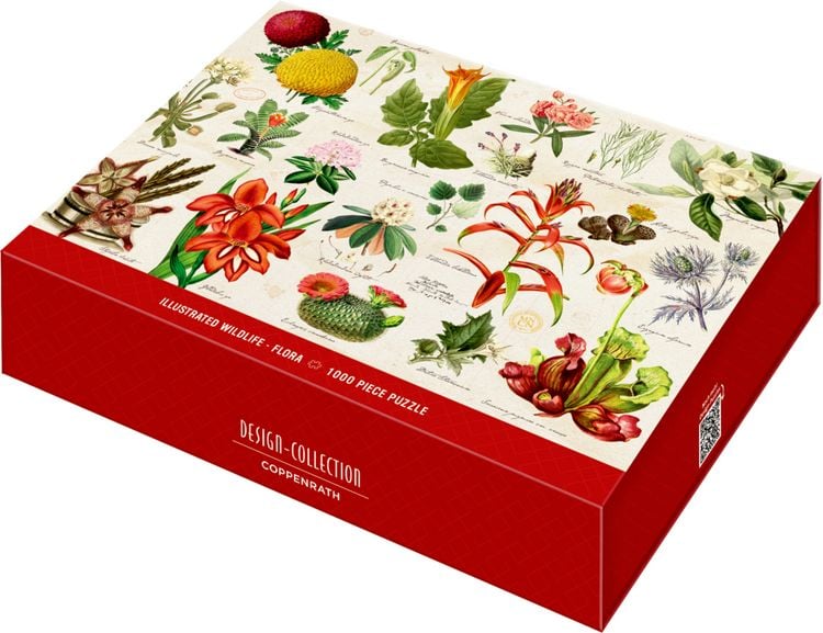 Produktbild: Puzzle Illustrierte Pflanzenwelt (1000 Teile in Geschenkbox)