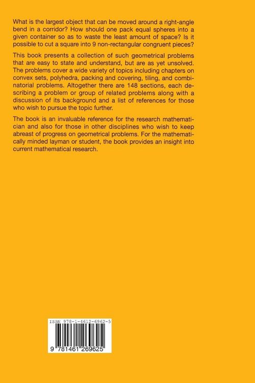 Produktbild: Unsolved Problems in Geometry