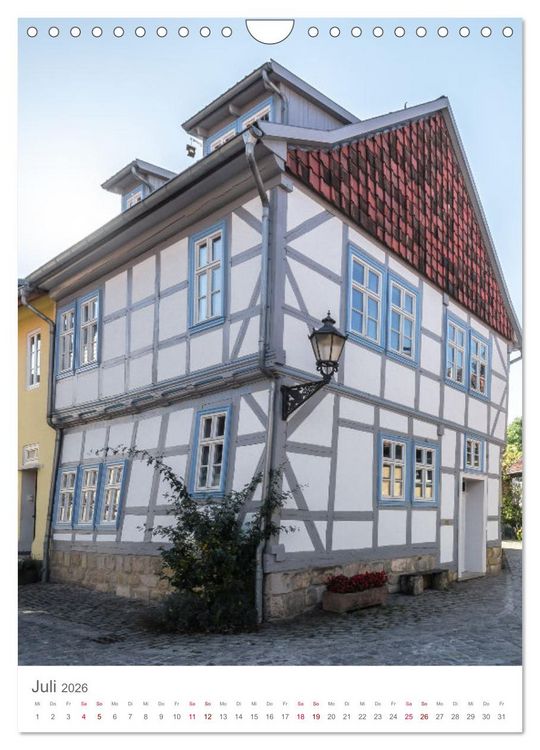 Produktbild: Fachwerk in Halberstadt (Wandkalender 2026 DIN A4 hoch), CALVENDO Monatskalender