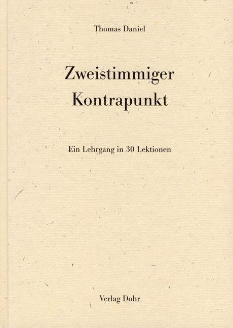 Produktbild: Zweistimmiger Kontrapunkt