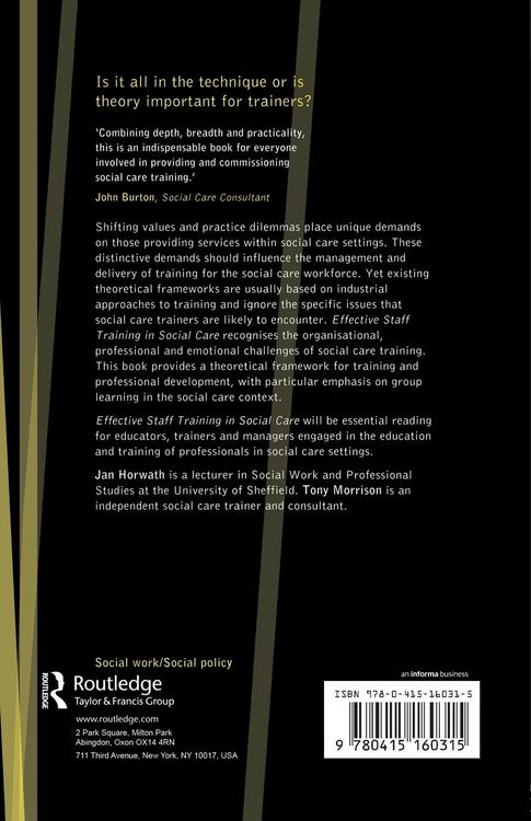 Produktbild: Effective Staff Training in Social Care