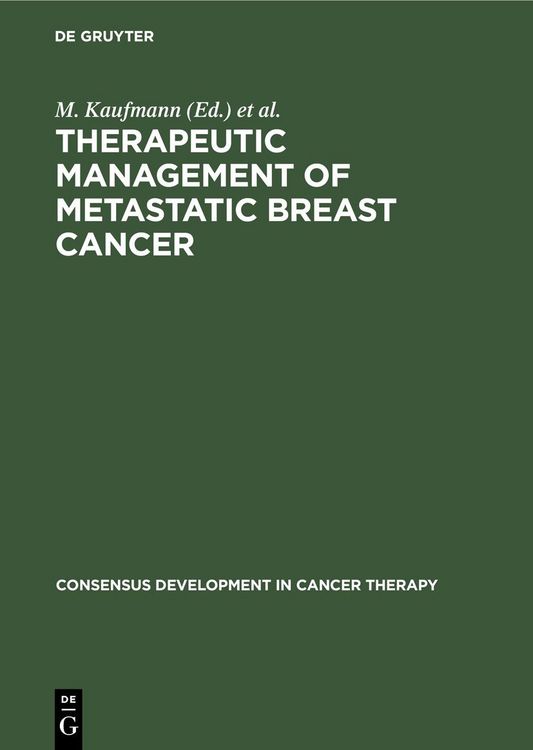 Produktbild: Therapeutic Management of Metastatic Breast Cancer
