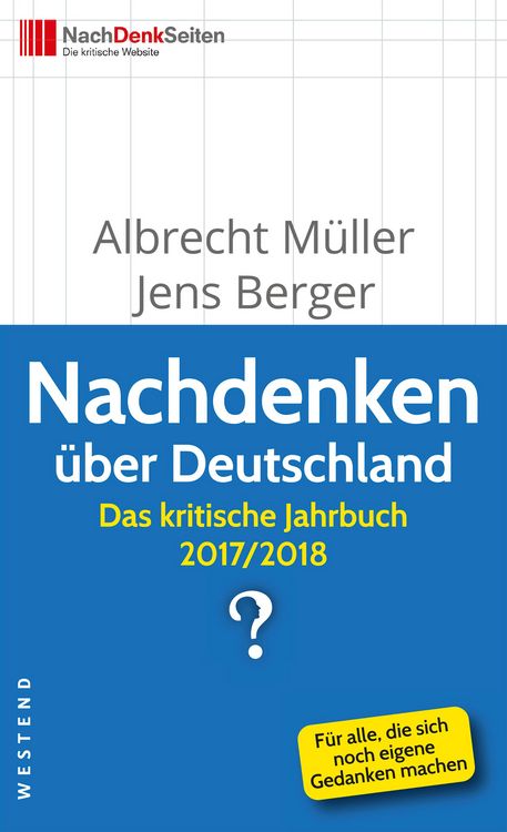 Produktbild: Nachdenken &uuml;ber Deutschland