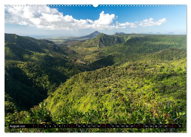 Produktbild: Trauminsel Mauritius (hochwertiger Premium Wandkalender 2026 DIN A2 quer), Kunstdruck in Hochglanz