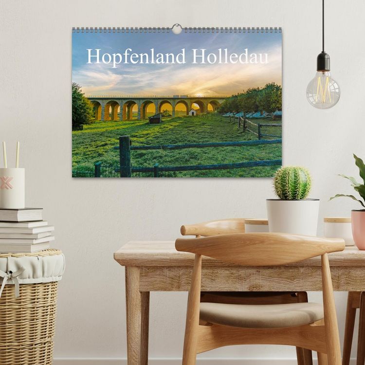 Produktbild: Hopfenland Holledau (Wandkalender 2026 DIN A3 quer), CALVENDO Monatskalender