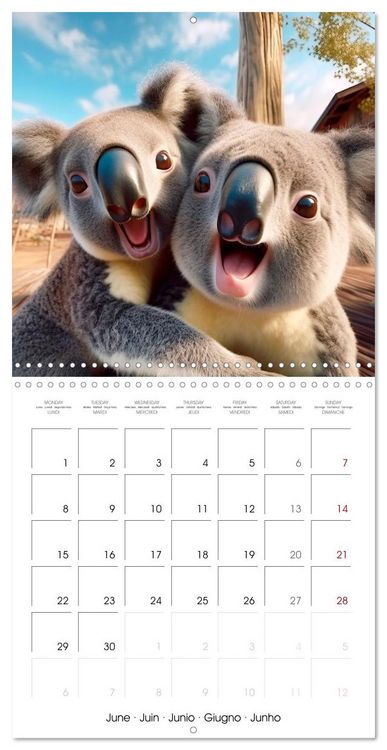 Produktbild: Jolly Selfies (Wall Calendar 2026 12 &times; 12 Inch) CALVENDO 12 Month Wall Calendar